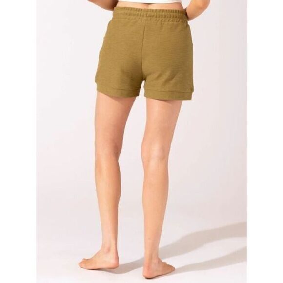 Threads 4 Thought TWA1695 Women's Sz M Oakmoss Rayona Patch Pocket Shorts - Picture 8 of 8